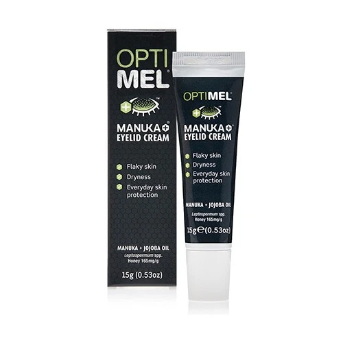 3x Optimel Manuka Eyelid Cream Flaky Skin Dryness 15g - Picture 2 of 5