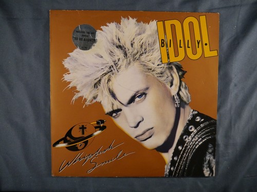 SEALED - BILLY IDOL - WHIPLASH SMILE 1986 1ST UK CHRYSALIS PRESS HYPE STICKER - 第 1/8 張圖片