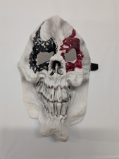 Skull Face Only Mask Latex Creepy Cosplay Skull Skeleton Head Scary Halloween