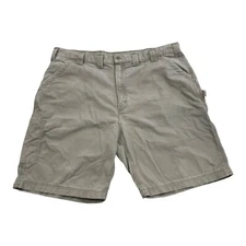 Carhartt Canvas Original Fit Shorts Mens Carpenter Size 44 Utility Work B147 LBR