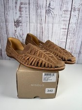 Hombre Nisolo Huaraches Color Tabaco Talla 12.5