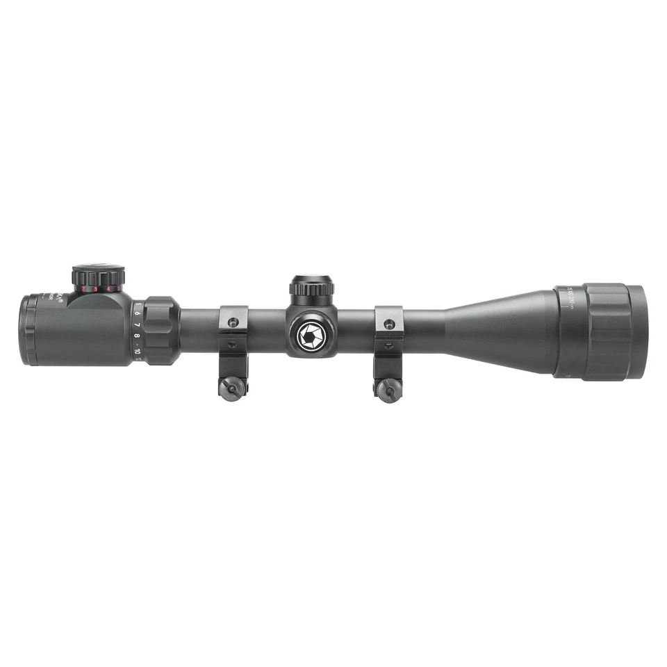 Mira para rifle Barska IR Mil-Dot Varmint 4-16x40 mm AO 25,4 mm tubo retícula verde/rojo Foto 3 de 4