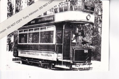 CROYDON CORPORATION STRASSENBAHN - WAGEN-NR. 36 PURLEY / THORNTON HTH #REF. B18585