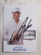 Axel Schulz, Niemcy, ehem. Box-Profi, ręcznie podpisana karta z autografem