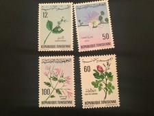 ICOLLECTZONE Tunisia 502, 507, 509 flowers VF NH