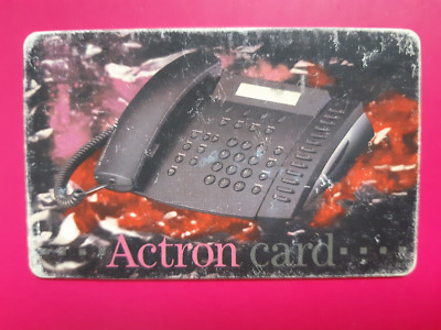 Telephone card Telecom Actron card 121 960 236A card 25 E 16