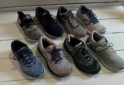 LOT Women Running Shoes BROOKS SAUCONY NEW BALANCE ASICS 361