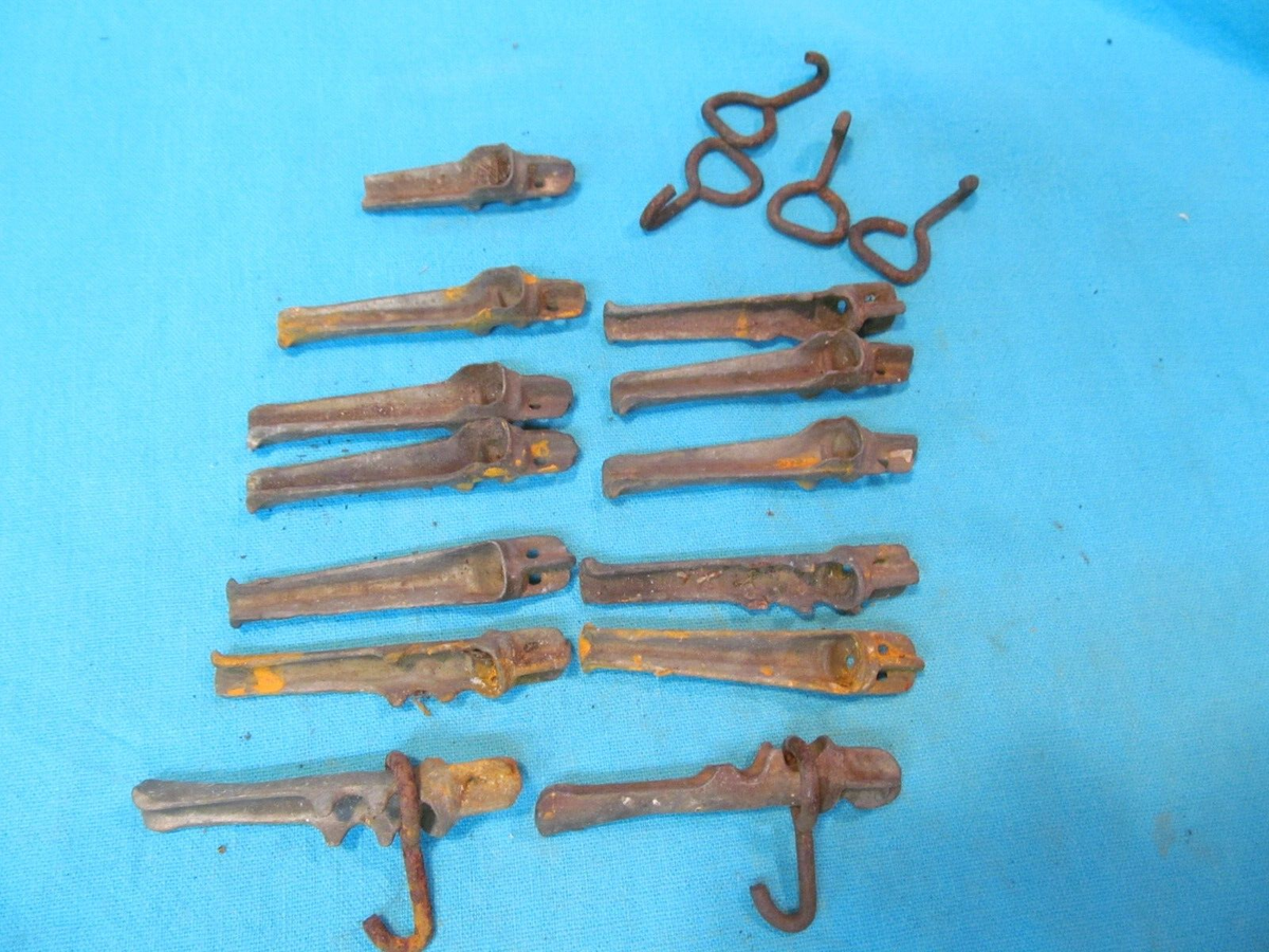 【メルカリ最安】anuke Backopen Check Tops ANTIQUE LOT OF 12 1/2 1884 PATENT MAPLE SYRUP SAP TAP SPILES WITH