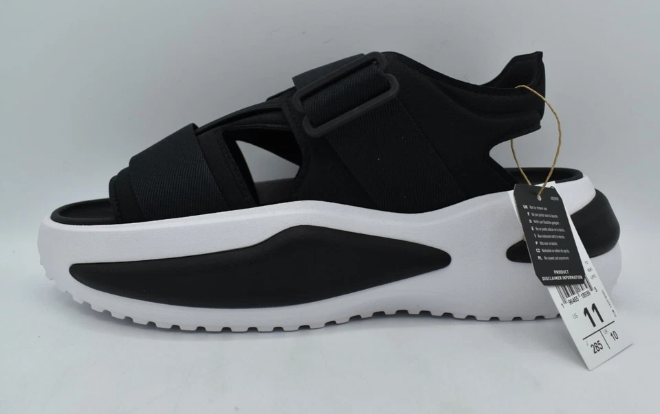 Adidas Mujer Talla 11 Mehana Negro Blanco Plataforma Atlética Sandalias Zapatos Foto 3 de 4