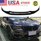 Black Front Lip Splitter Spoiler For BMW X3 G01 X4 G02 M40i M-Sport 2018-2020