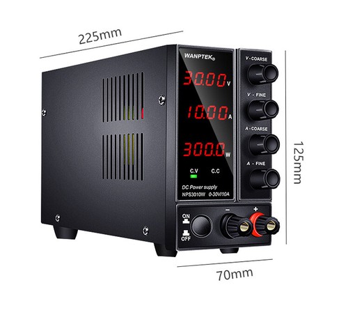 Adjustable DC regulated power supply digital ammeter voltage 30V5A10A - Picture 16 of 29