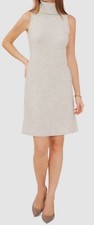 MSK Women's Gray Sleeveless Turtleneck Sweater Dress Size S