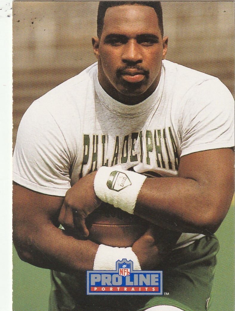 FREE SHIPPING-MINT-1991 Pro Line Portraits Keith Byars #107 EAGLES +BONUS CARDS
