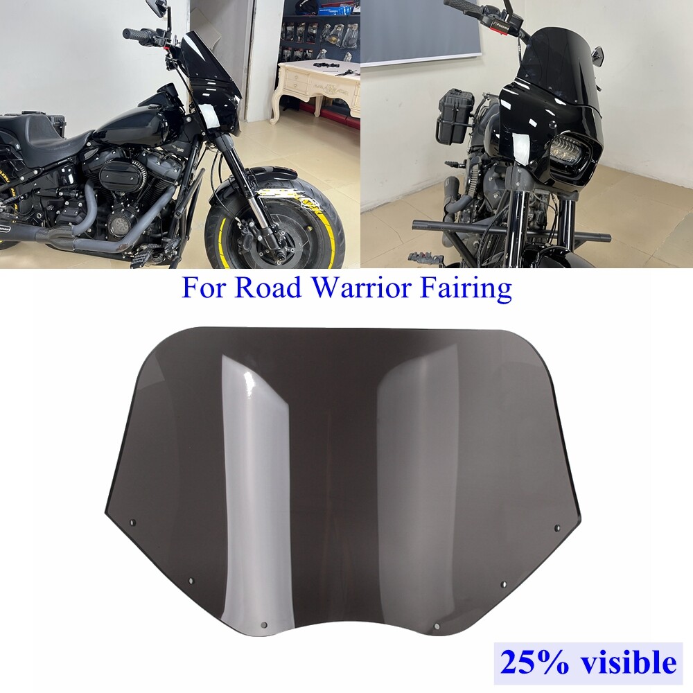 Motorcycle 11"" Front Headlight Windshields For Harley Dyna Super Glide FXD FXDC