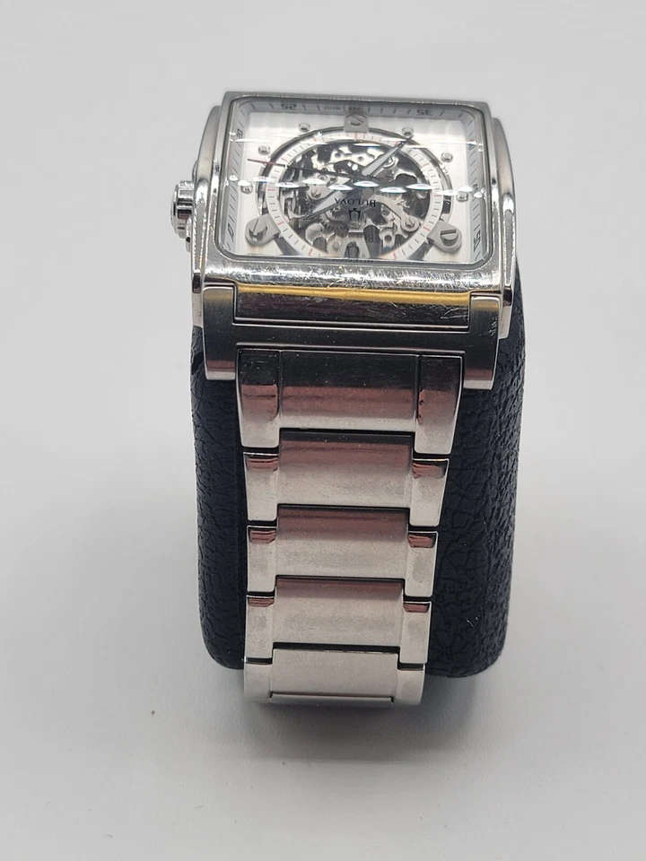 Bulova 21 Automatic Men's Stainless Steel Skeleton Watch C877602 - Image 3 of 4