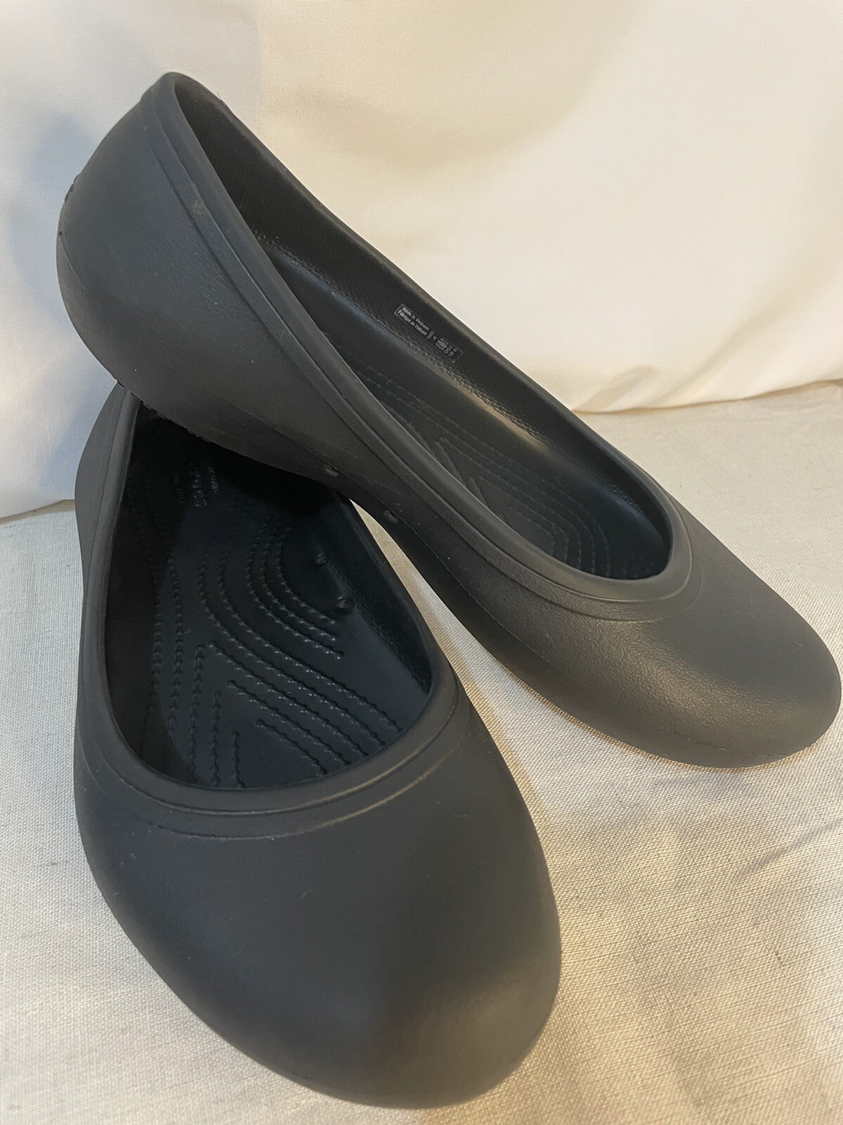 Crocs Women's At Work Ballet Flats Slip Resistant Sh… Gem