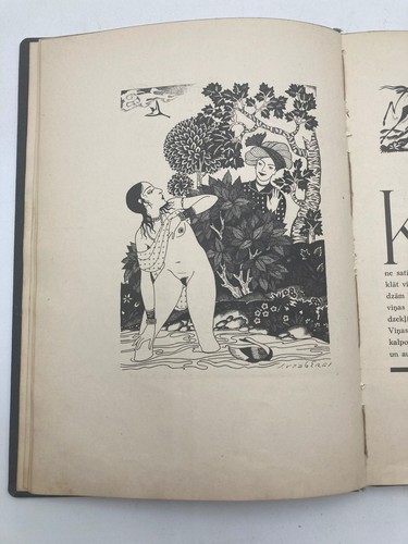 Signed Kama Sutra: Illustrejis Sigismunds Vidbergs, 1931 Latvian Edition - Picture 11 of 11