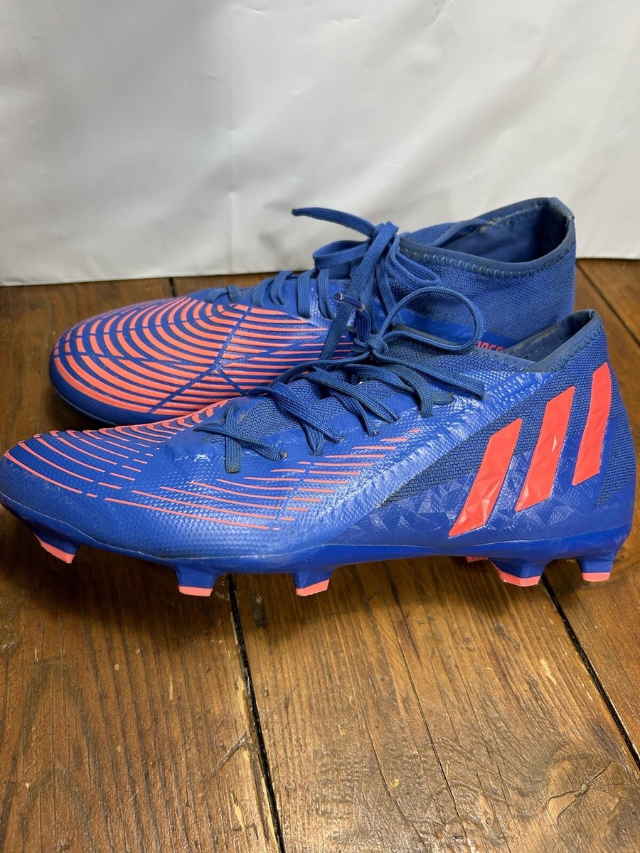 Adidas Predator Edge football soccer boots blue red Mens Teens