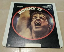 ROCKY II 2 SYLVESTER STALLONE RARE VIDEODISC Burgess Meredith Apollo Creed 80's