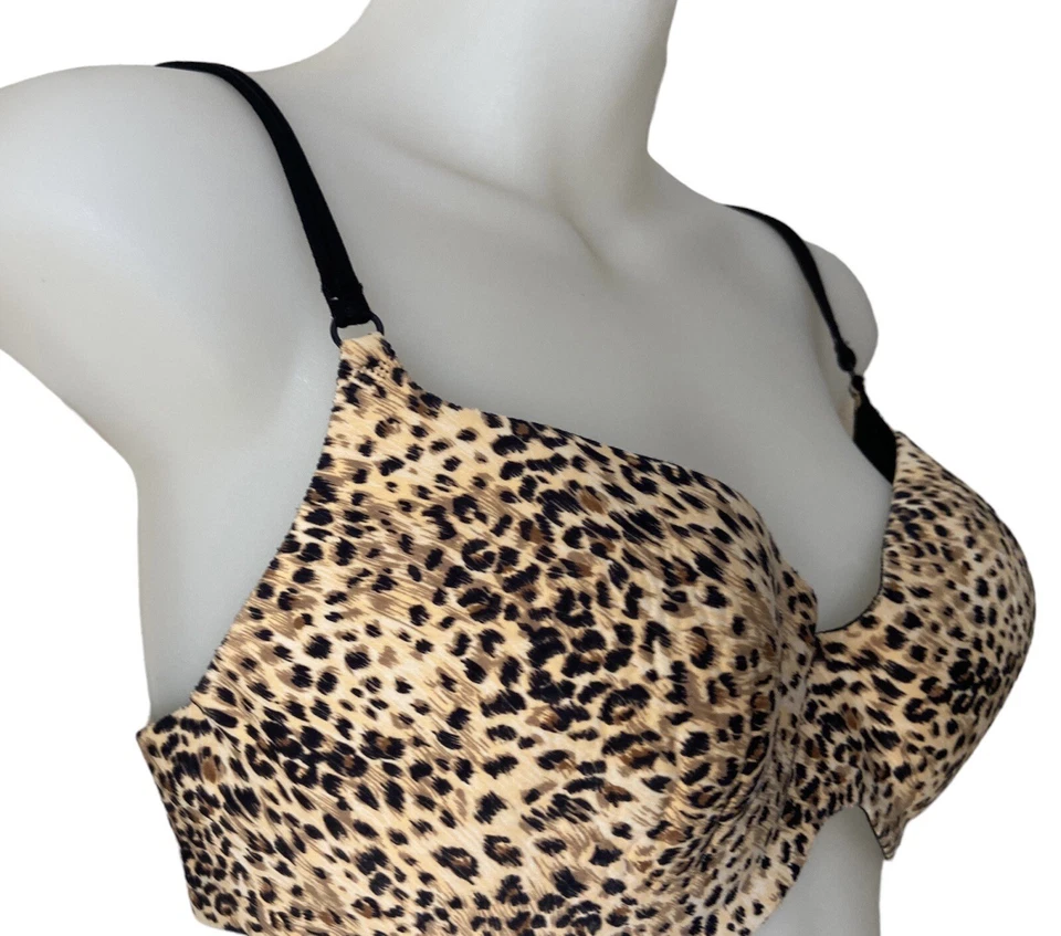 Sujetador sin costuras estampado guepardo/leopardo Wacoal Out of Africa 34 C Foto 3 de 4