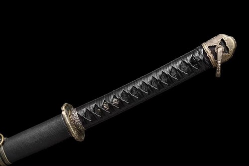 Espada militar japonesa 41" sable afilado hoja de acero al carbono hoja de acero al carbono - Imagen 4 de 10