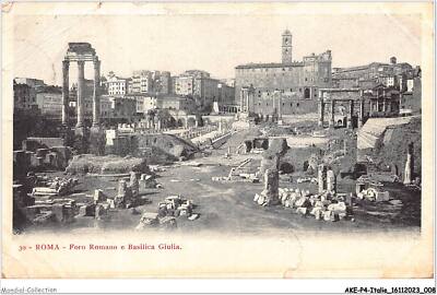 AKEP4-0295-ITALIE - ROM - Foro Romano Und Basilica Giulia