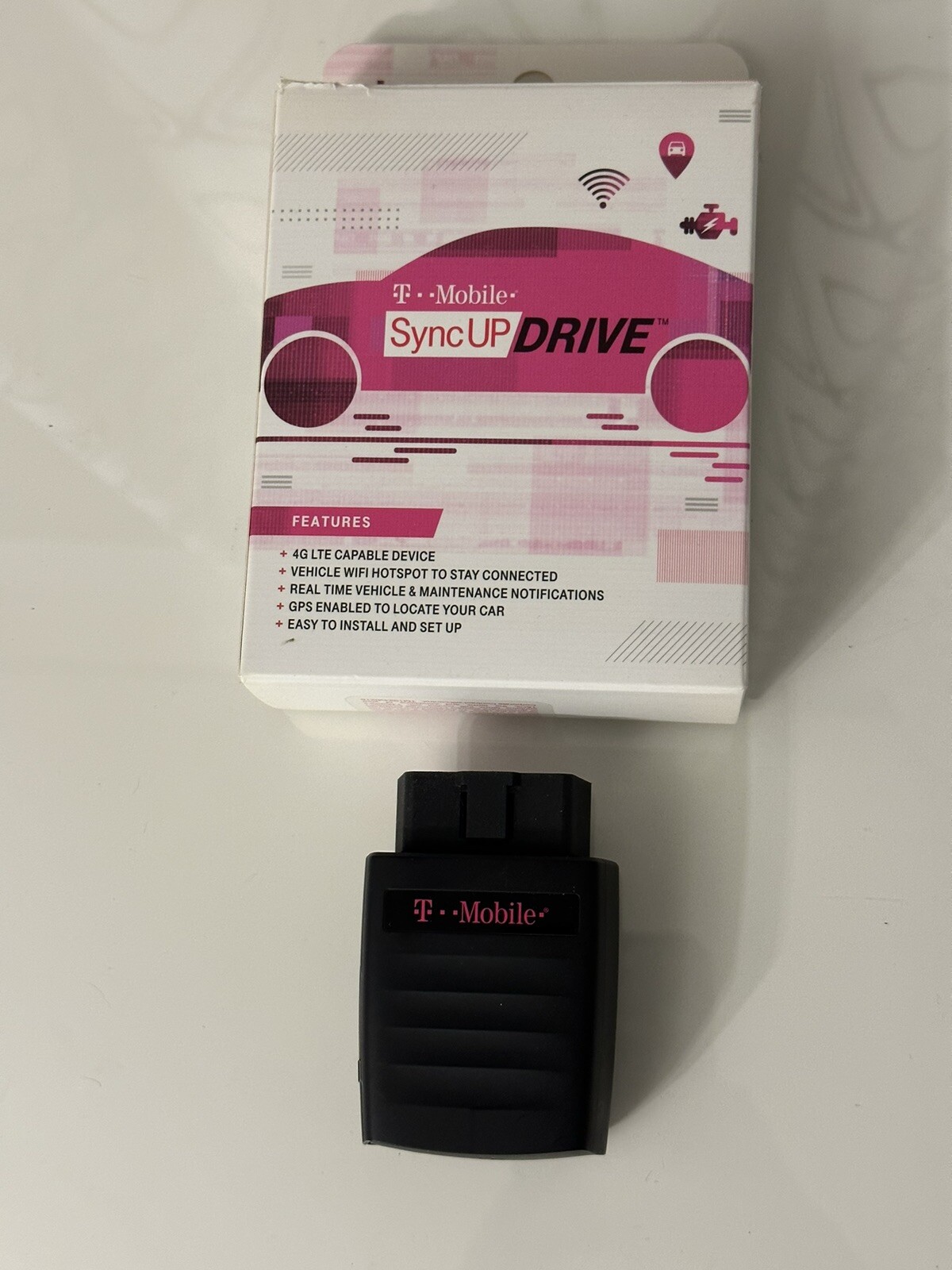 TMobile ZTE Z6200 SyncUP Drive 4G LTE WiFi Hotspot Connected Car OBD II eBay