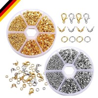 Kettenverschluss Set 1140 StüCk Metall Gold Silber FüR Diy Schmuckgestaltung