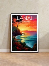 Lanai Travel Poster Premium Quality Choose your Size