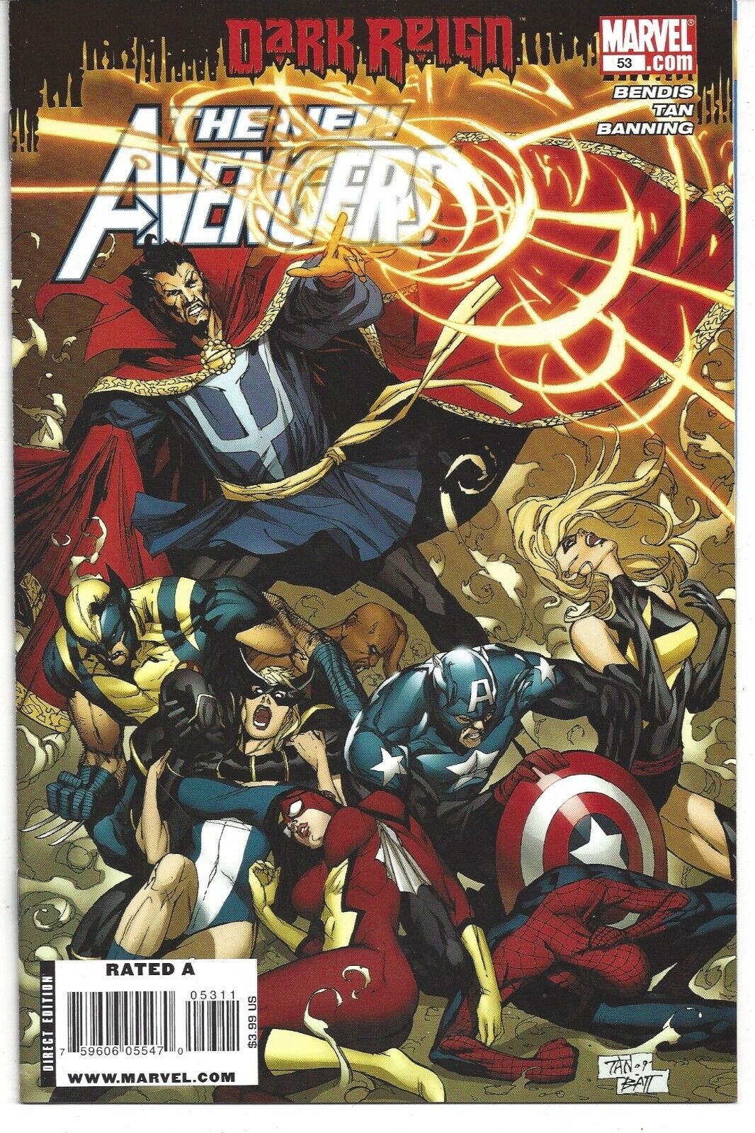 New Avengers 53 (1st Series) Billy Tan Cover Dark Reign