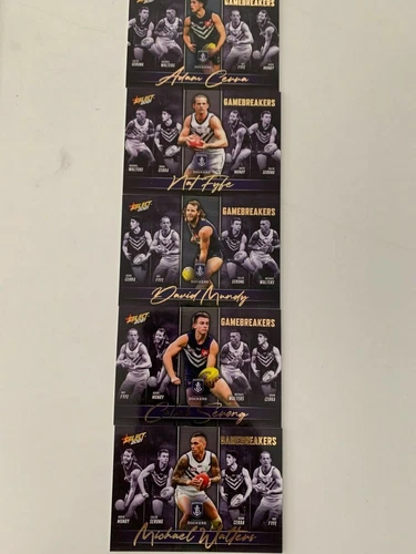 2021 AFL SELECT FOOTY STARS GAMEBREAKERS TEAM SET (5) CARDS (YOU CHOOSE ) - Picture 7 of 19