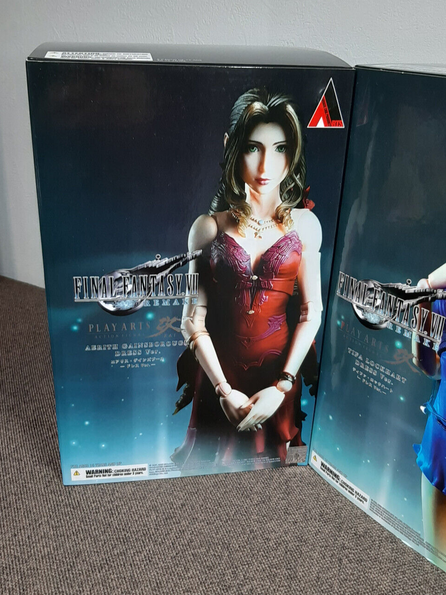 PLAY ARTS Aerith Tifa Dress ver Set of 2 Final Fantasy VII
