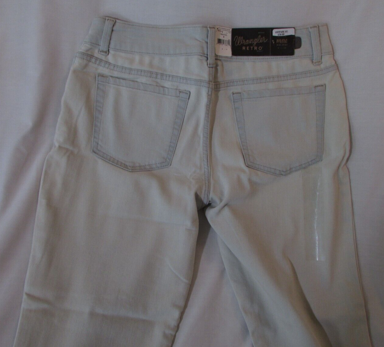 Ladies' Wrangler Size 9 Retro Mid Rise Skinny Crop Jeans - Light Wash image 7