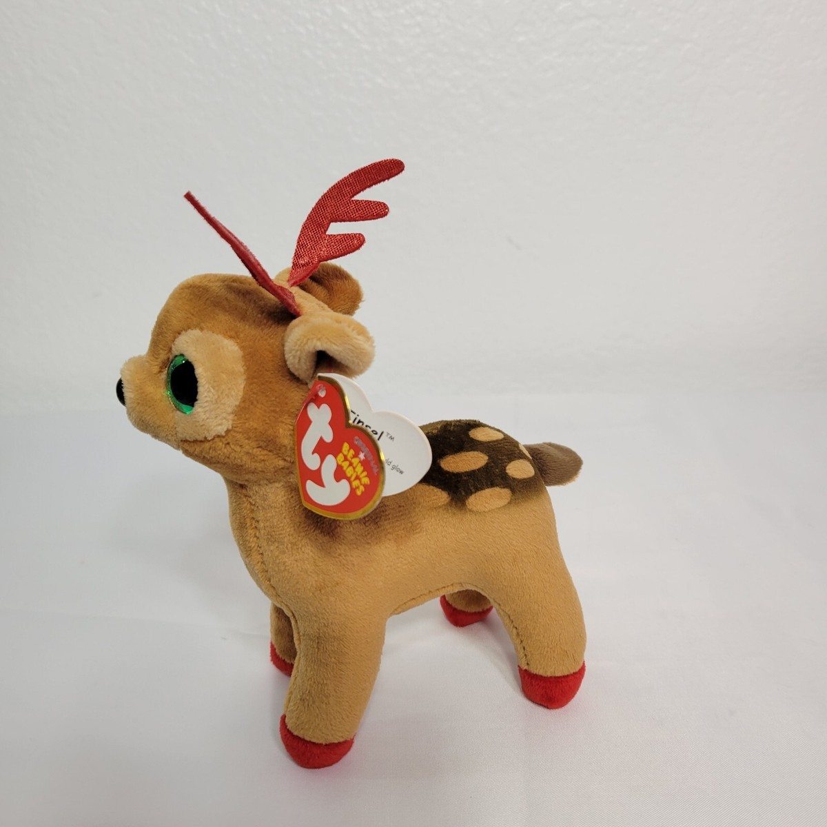 Ty Beanie Babies Tinsel Christmas Reindeer Christmas plush for