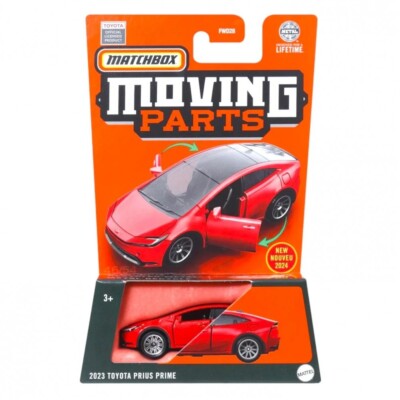 2023 Toyota Prius Prime Red Matchbox Moving Parts 2024 MB1456 1/64