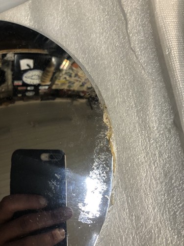 Prime Wheels. 2 Center Caps Nos 7” Diameter Chrome Plastic - Picture 5 of 7
