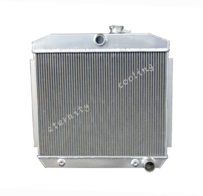 5057 3 Row Aluminum Radiator For 1955-57 Chevy Bel Air Nomad V8 150/210