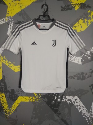 Juventus Training Jersey Football shirt White Adidas Young Size M