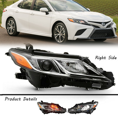 For 2018 2019 2020-2024 Toyota Camry L LE SE Headlamp Headlight Passenger Side