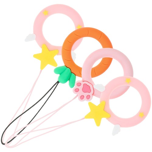 Silicone Phone Holder Finger Phone Lanyard Phone Wrist Strap - Zdjęcie 7 z 12