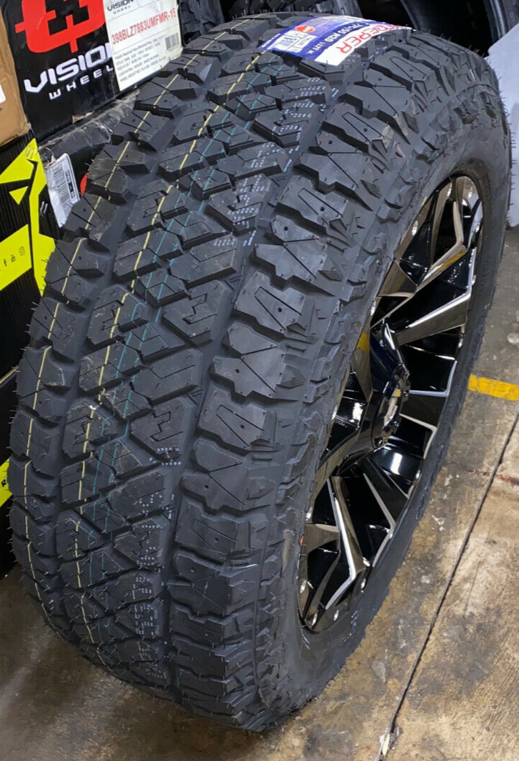 4 20x9 Fuel D576 Assault Black Wheels 32