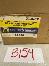Square D Oiltight Wireway Closure Plate  4 In X 4 In LC-4-CP LC4CP- ECS