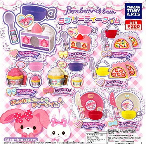 Takaratomy Lovely Tea Time All 8 Set Type Figures Gashapon Capsule Toys Ebay