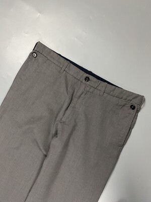 Ann Demeulemeester Pants Men's Sz L Grey Wool Linen | eBay