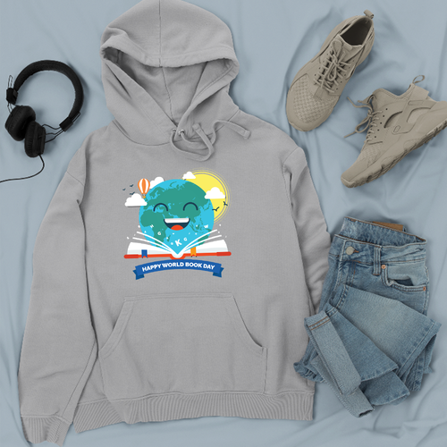 World Book Day Hoodie School Study Lover Kids Family Friends Teachers Gift - Picture 8 of 24