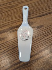 Vintage Decorative Porcelain Cake Server Cutter Holiday Wedding Birthday Etc.