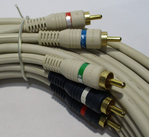 Steren Python 5-RCA Gold Plated OFC Component Video RGB & Stereo Audio Cable 12' - Picture 2 of 2