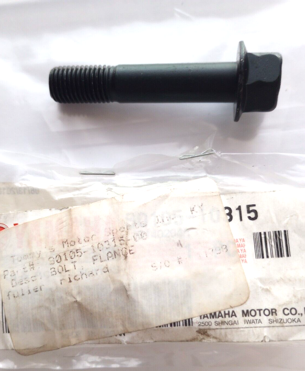Yamaha XVS1300, XVS950, XVZ1900 Flange Bolt NOS 90105-10315-00 (L