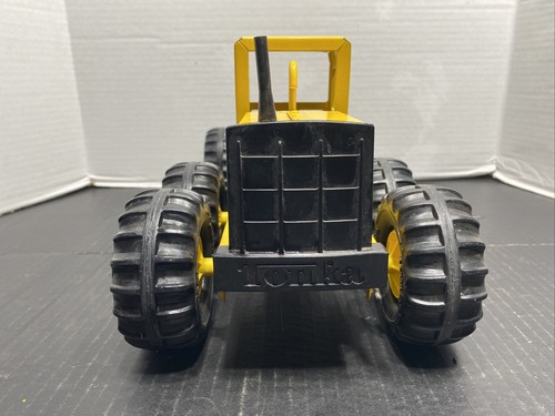 Vintage Tonka Yellow Pressed Metal Toy Construction Road Grader - 17” - Picture 5 of 7