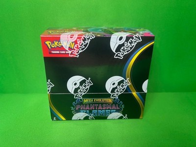 Factory Sealed Pokemon Mega Evolution Phantasmal Flames Booster Box Brand New